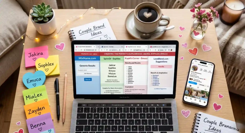 Best 12 Couple Name Combiners for Viral Instagram Bios