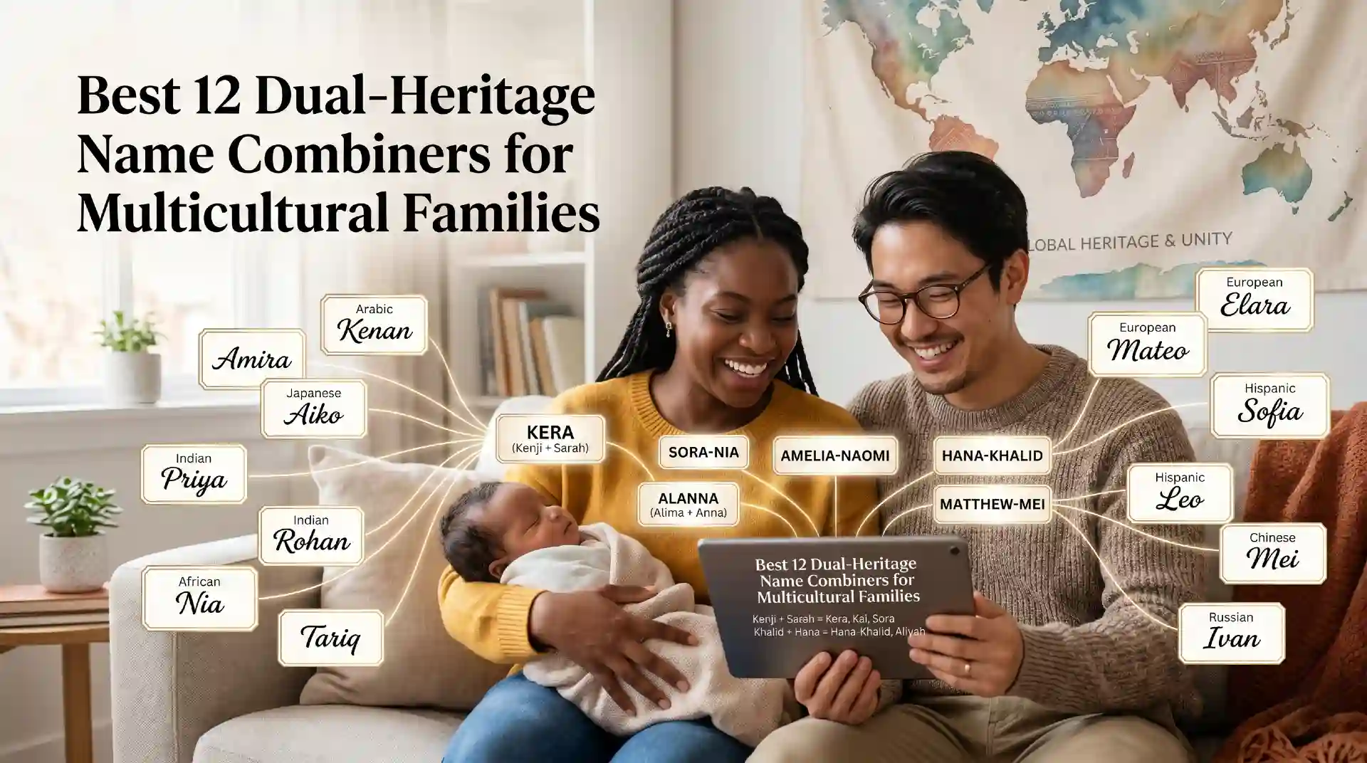Best 12 Dual-Heritage Name Combiners for Multicultural Families