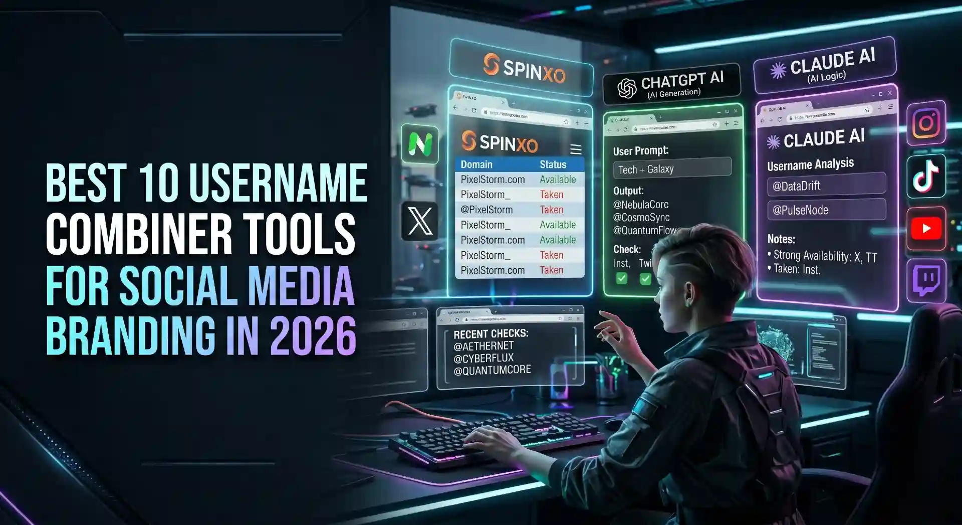 Best 10 Username Combiner Tools for Social Media Branding
